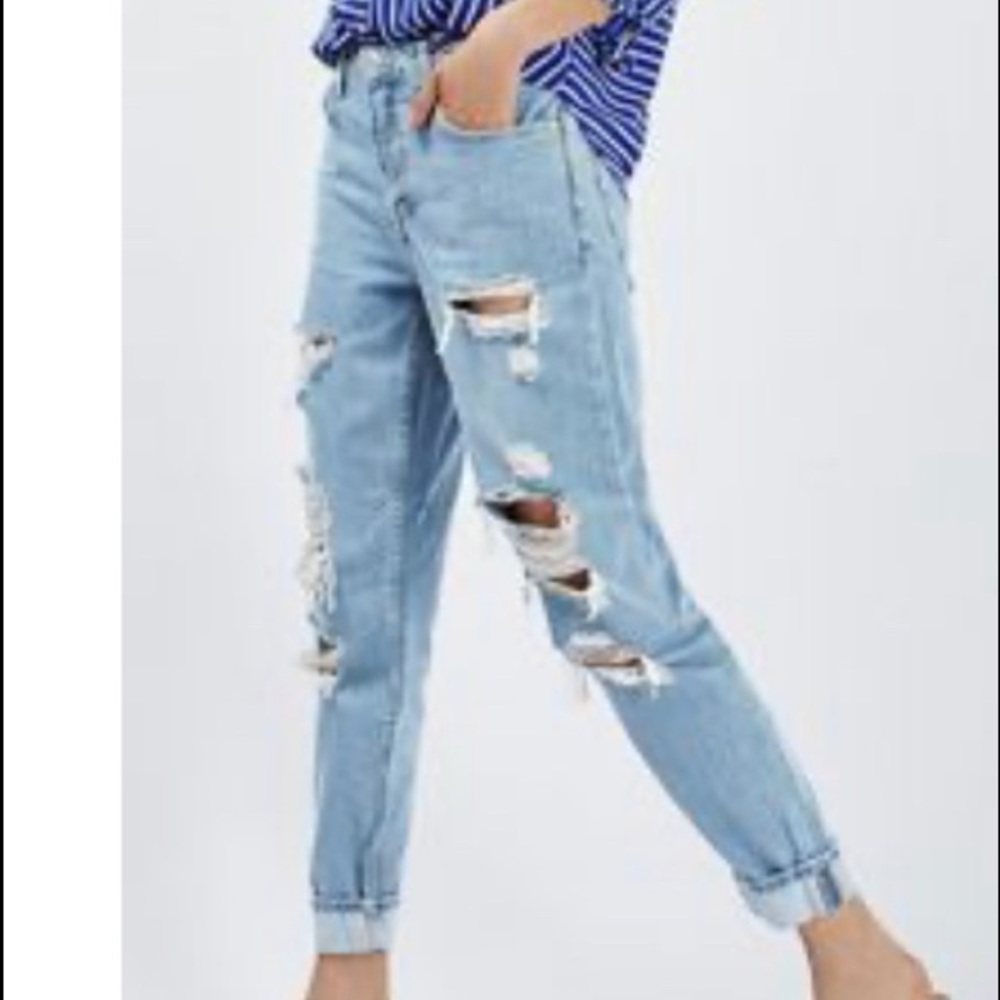 TopShop Hayden ripped jeans